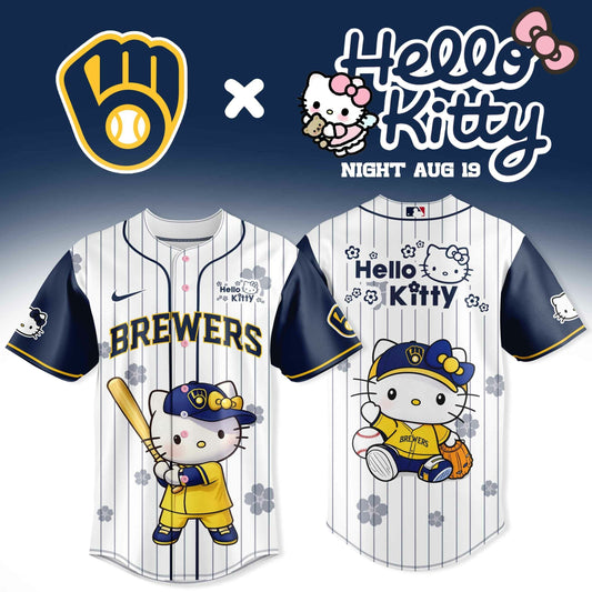Milwaukee Brewers x Hello Kitty Night 2026 Jersey Collection