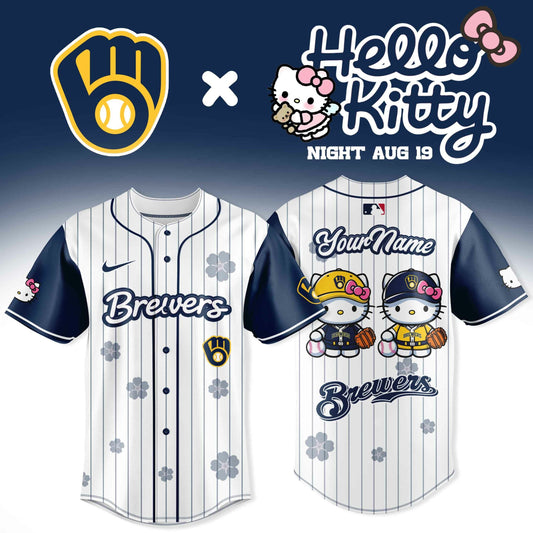 Milwaukee Brewers x Hello Kitty Night 2026 Jersey Collection