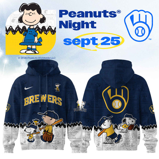Milwaukee Brewers x Peanuts Night 2026 Hoodie Collection