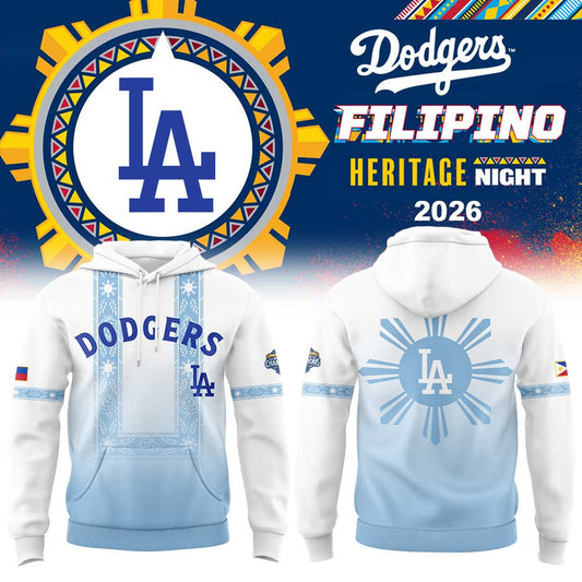 Los Angeles Dodgers Filipino Heritage Night 2026 Hoodie