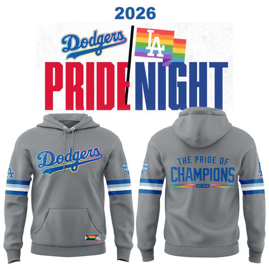 Los Angeles Dodgers LGBTQ+ Pride Night 2026 Hoodie