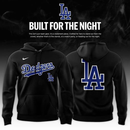 Los Angeles Dodgers 2026 Fashion Black Out Limited Edition Hoodie