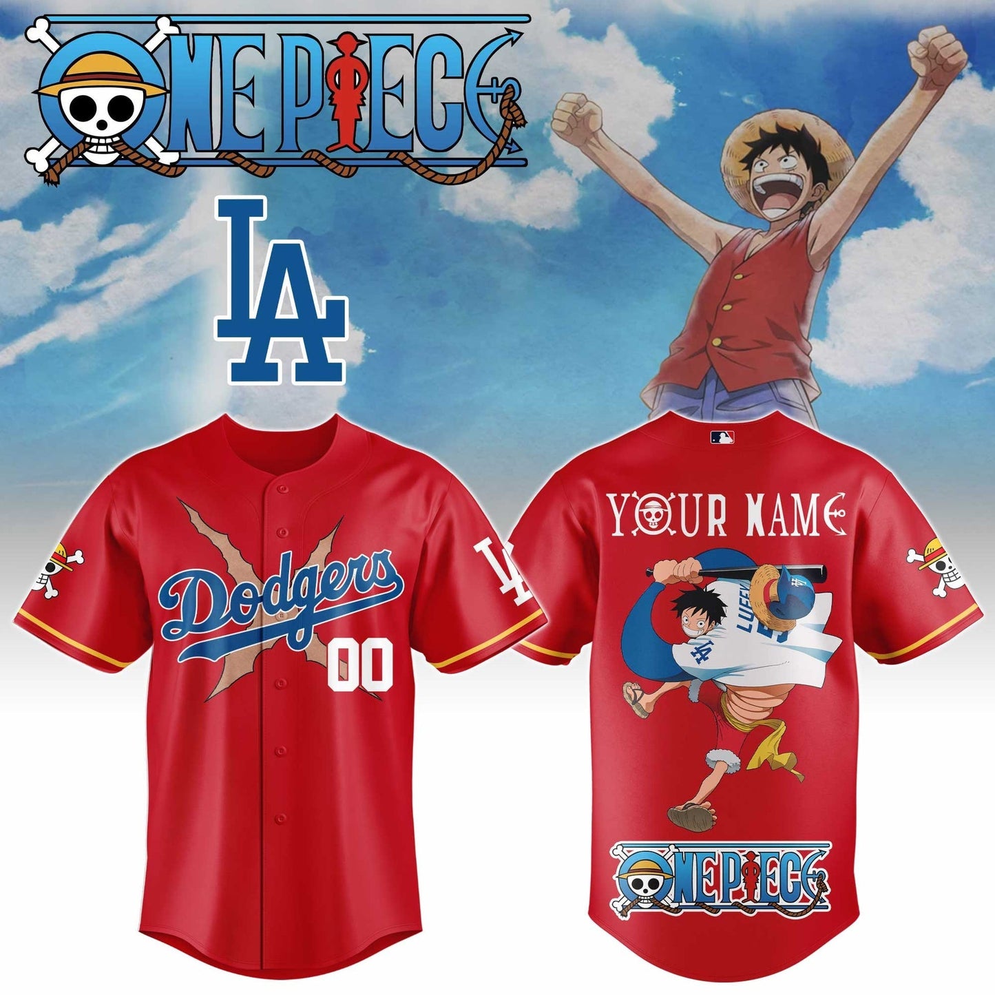 Los Angeles Dodgers 2026 One Piece Night Jersey ⚾ 🏴‍☠️