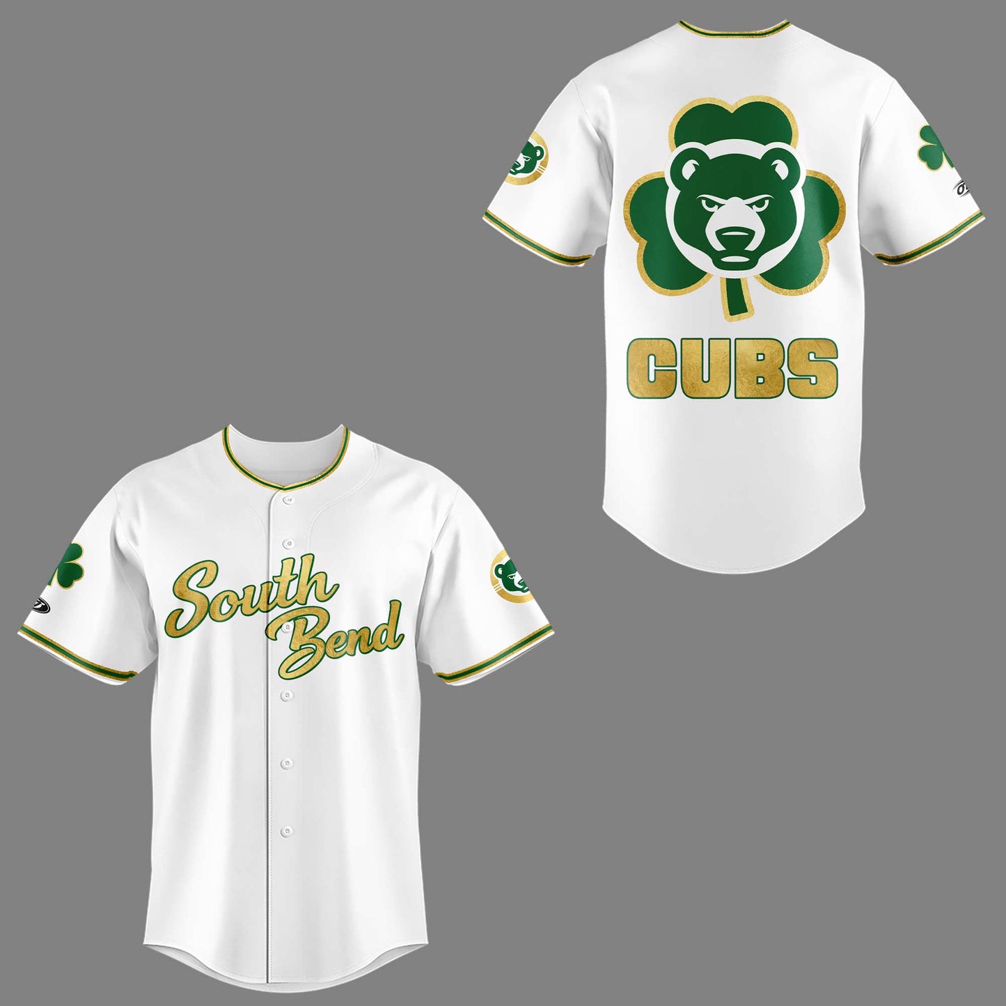 Cubs x Inspired by Notre Dame 🐻☘️ Jersey