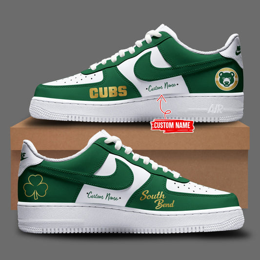 Cubs x Inspired by Notre Dame 🐻☘️ Custom AF1 Shoes