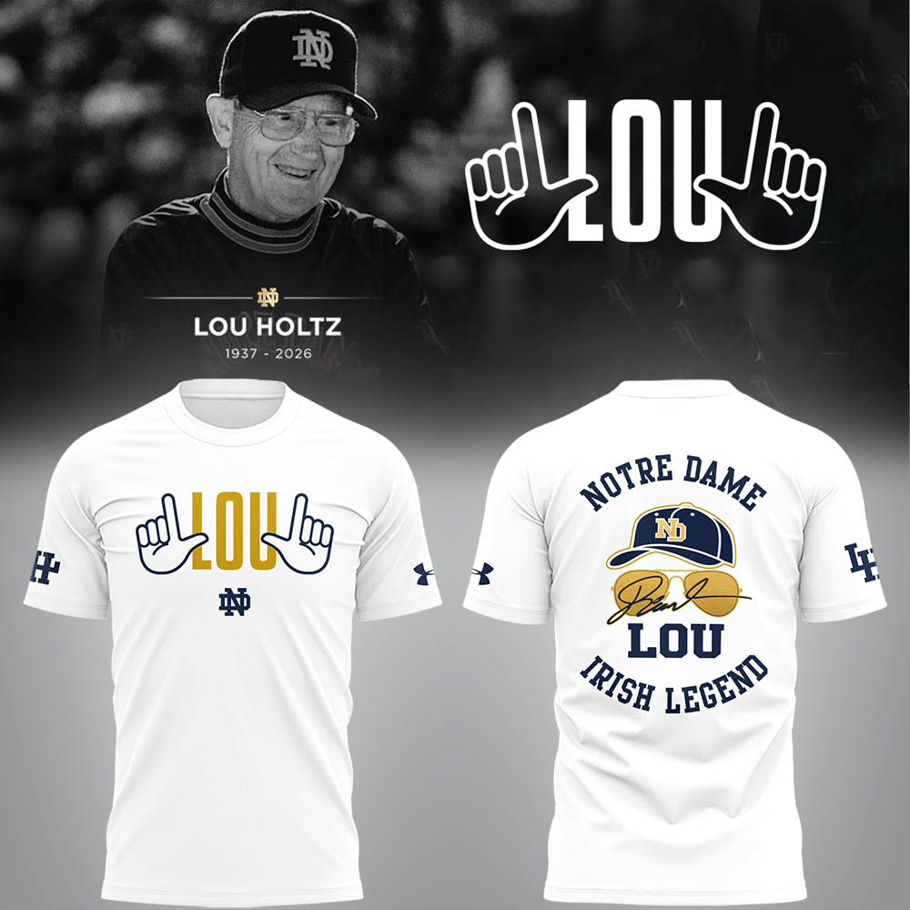 Notre Dame Legacy “ Lou Holtz Tribute Shirt