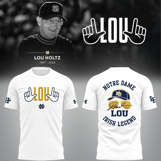 Notre Dame Legacy “ Lou Holtz Tribute Shirt