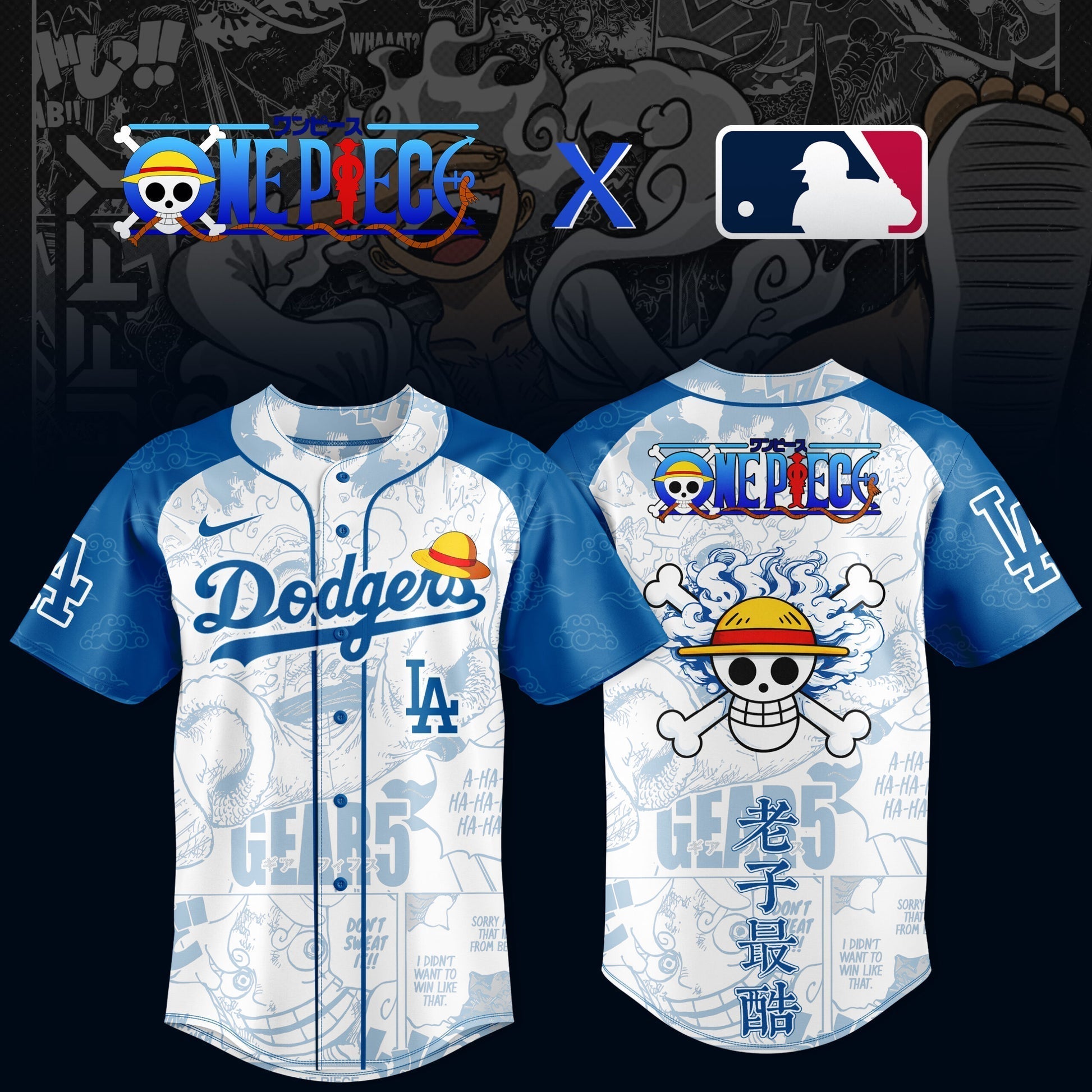 One Piece Night x Los Angeles Dodgers 2026 Edition Jersey