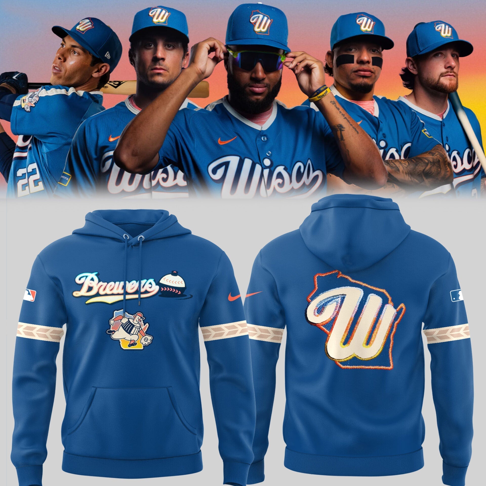 Milwaukee Brewers âš¾ City Connect That™s the Wisco way Hoodie