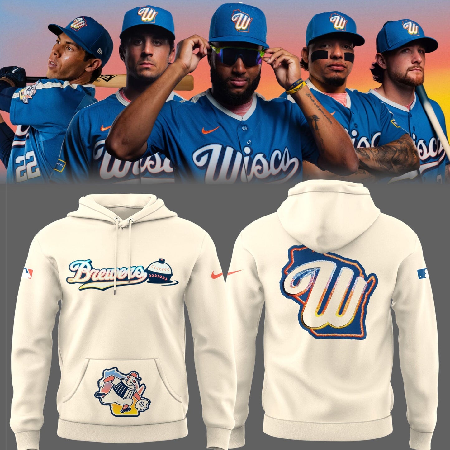 Milwaukee Brewers ⚾ City Connect “That’s the Wisco way” Hoodie