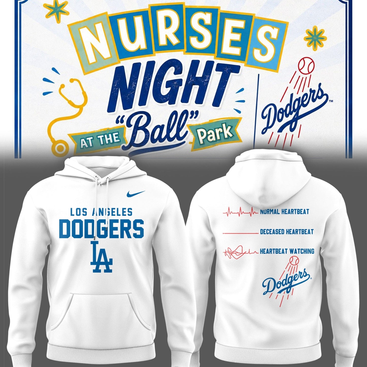 LAD ⚾ Nurse Night Hoodie