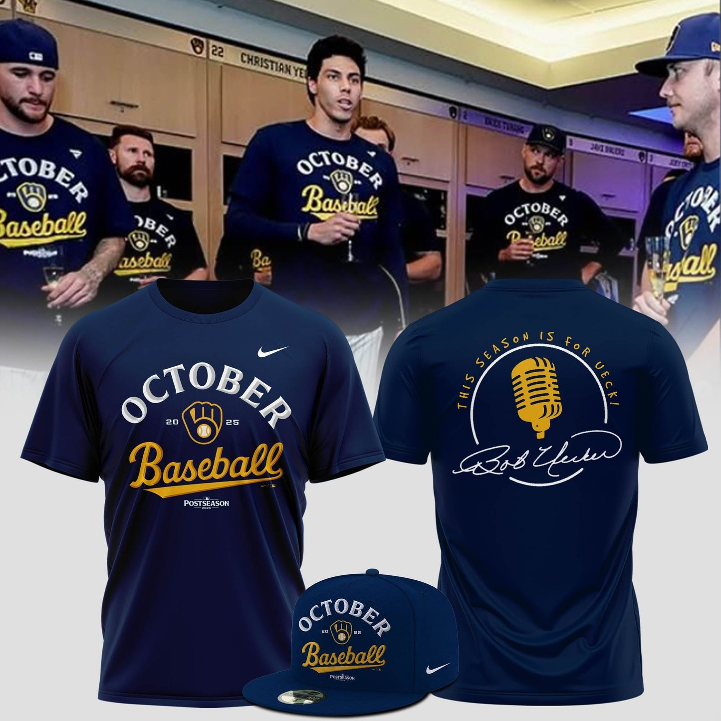 Milwaukee Brewers “ 2025 October ready, This season is for Ueck!