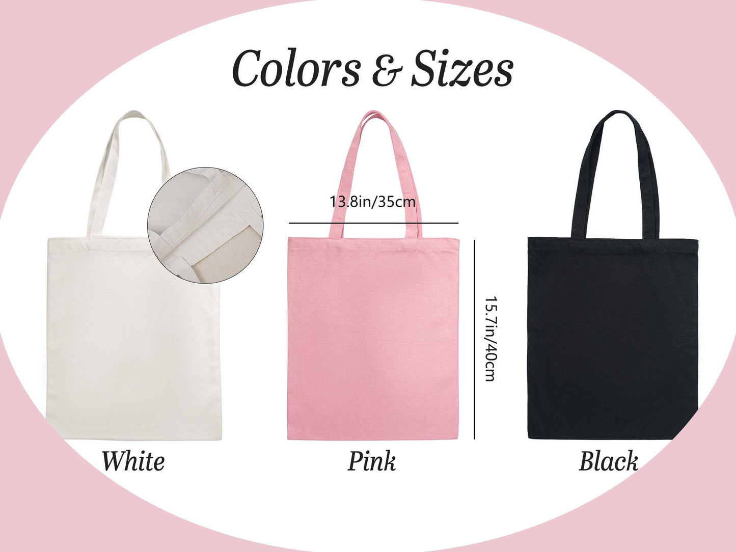 Personalized Tote Bag, Teacher Appreciation Gift Tote Bag Canvas, Tote Bag, Teacher Gift, School Campus Bag, Tote Reusable Bag, Gift for Her