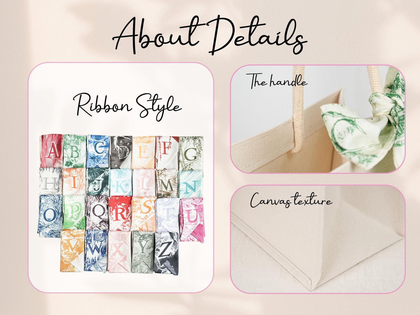 Custom Canvas Handbags, Personalized Bridesmaid Gift Bags, Bachelorette Party Return Gifts, Bridal Shower Gifts, Letter Printed Handbags