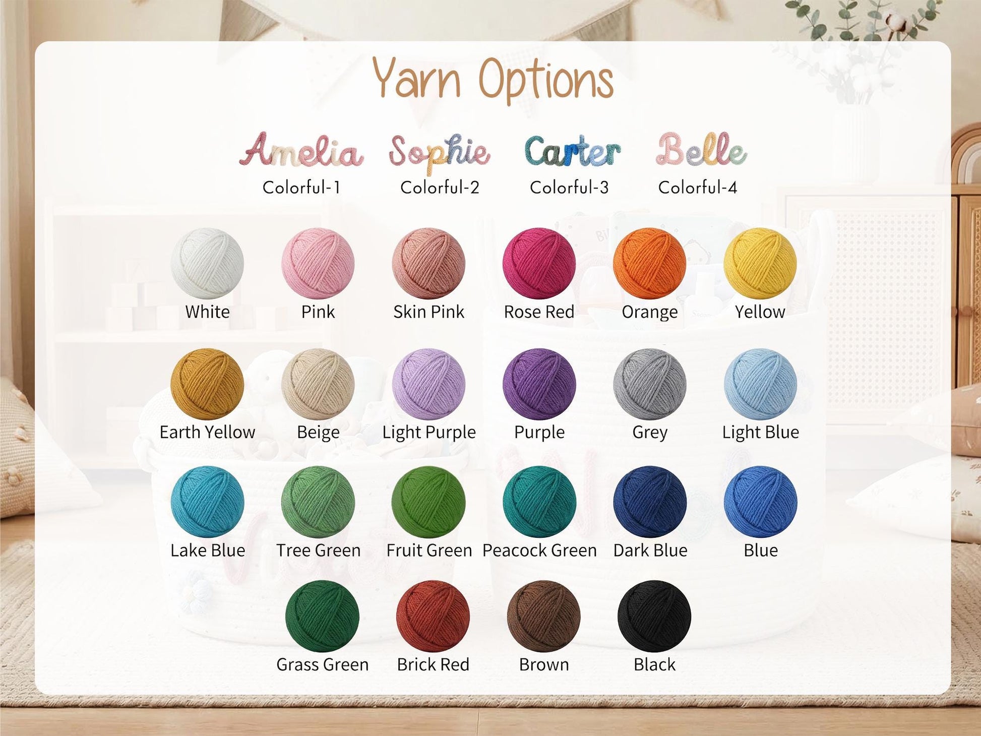 Personalized Baby Basket With Name, Custom Nursery Storage Basket, Cotton Rope Toy Organizer, Baby Shower Gift, Newborn Gift