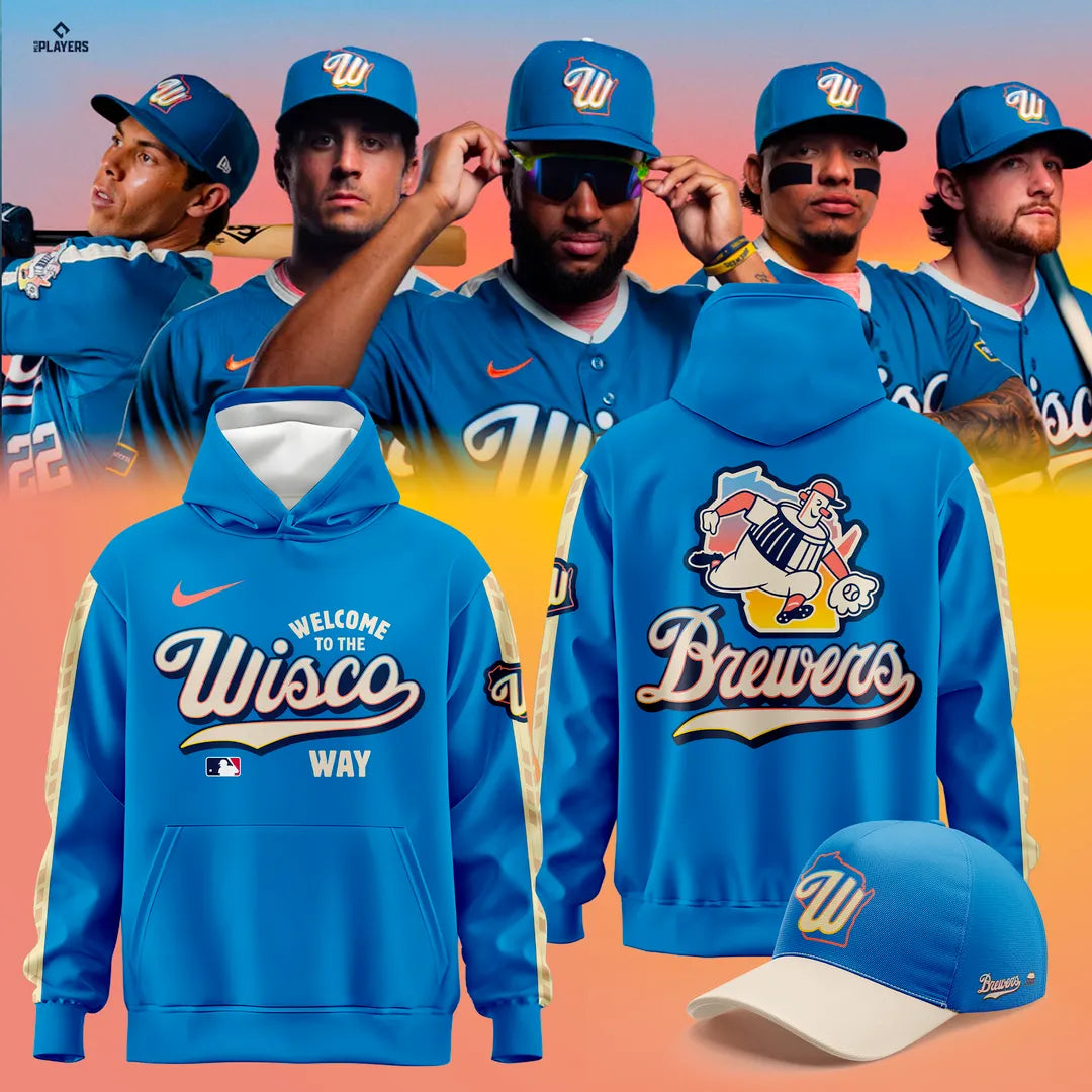 Milwaukee Brewers Blue 2026 City Connect Authentic Collection Hoodie