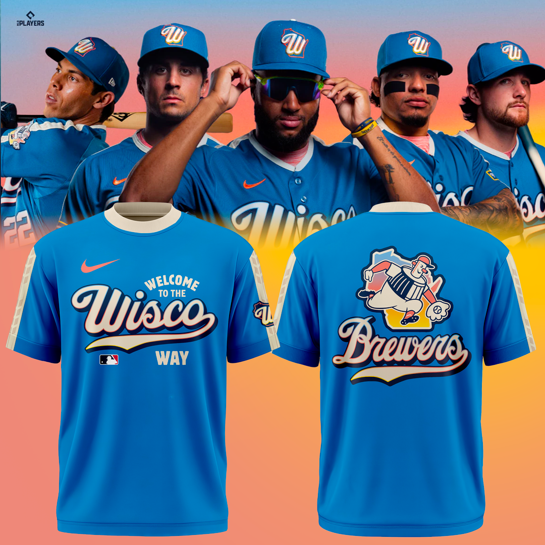 Milwaukee Brewers Blue 2026 City Connect Authentic Collection T-Shirt