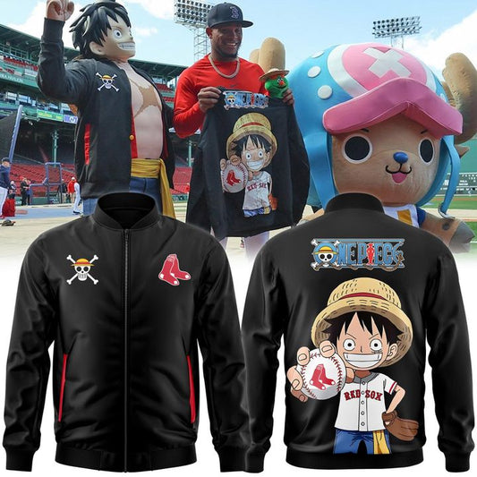 Boston Red Sox x 2026 One Piece Night ZipBaseball Jacket