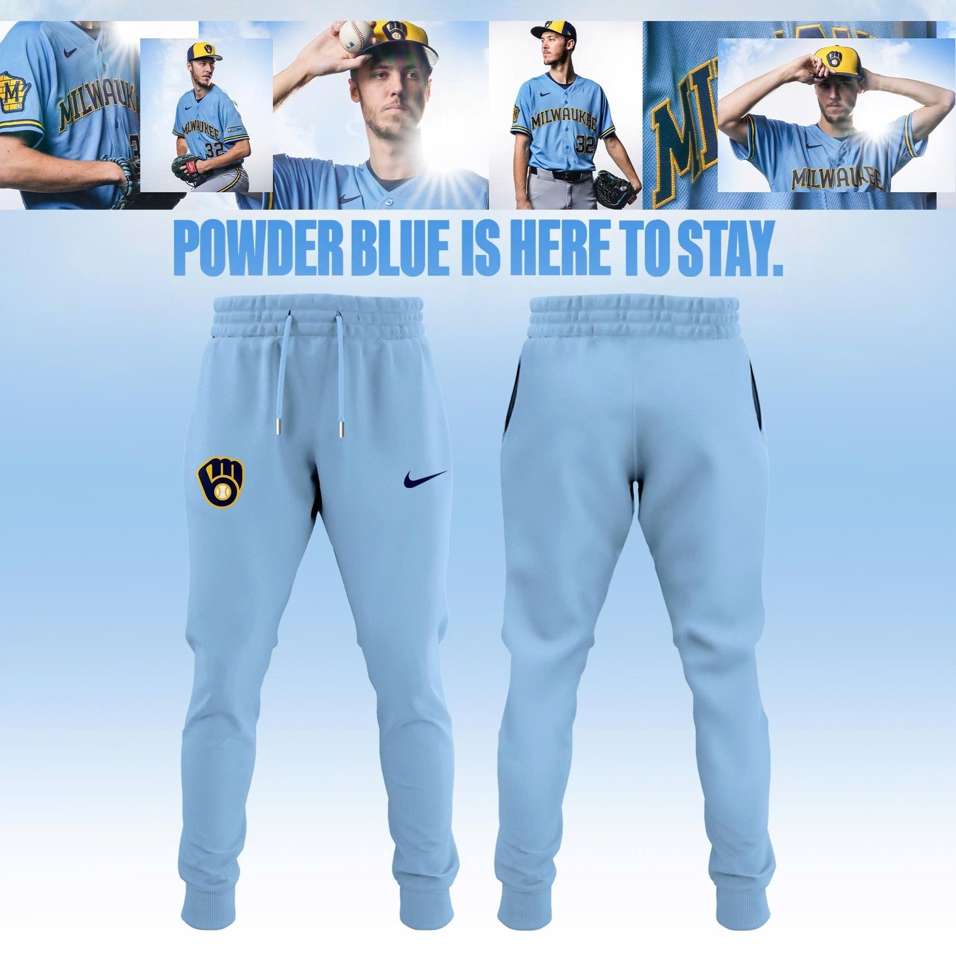 Milwaukee Brewers 2026 Powder Blue Hoodie