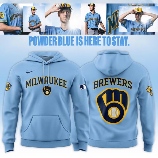 Milwaukee Brewers 2026 Powder Blue Hoodie