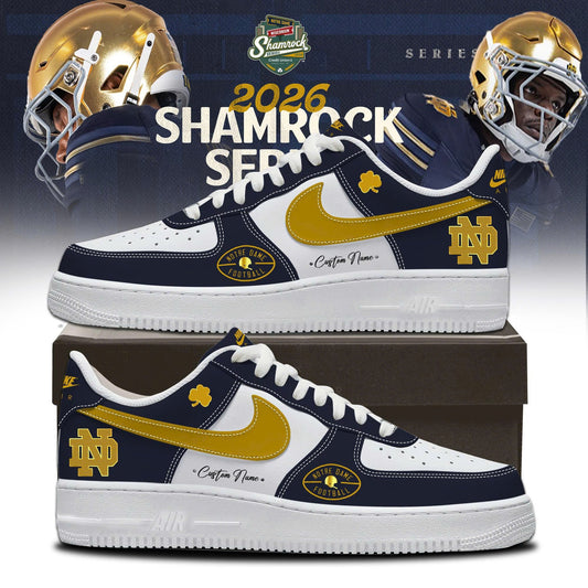 _ ND Football 2026 Shamrock Series Limited Edition AF1 Sneakers